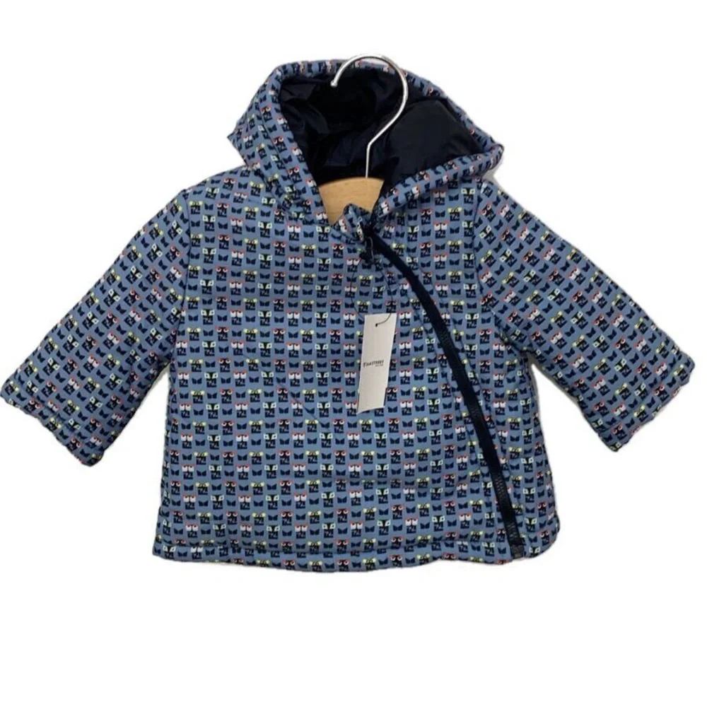 RARE! Fendi monster Kids Multicolor Patterned Puffer Jacket. Like new! 0-3M.